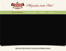 Tablet Screenshot of mezcalembajador.com.mx